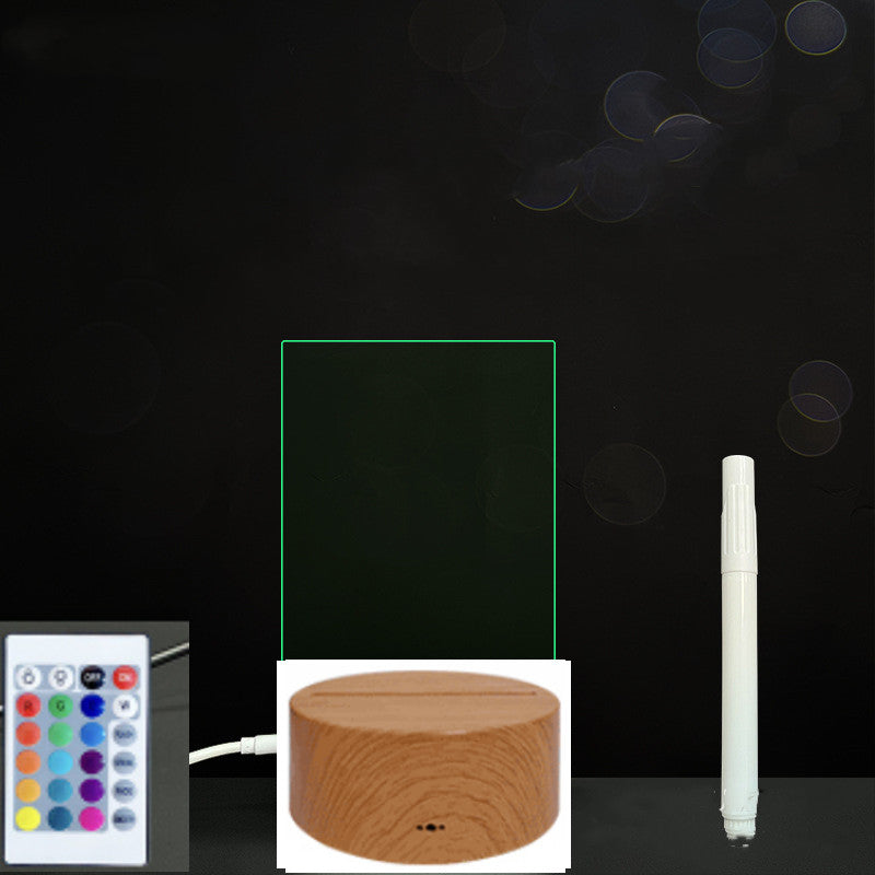 LED Acrylic Handwriting Message Board | 3W 5V USB | Touch & Remote | 16 Designs | Acrylic + ABS | Erasable Pen Included
