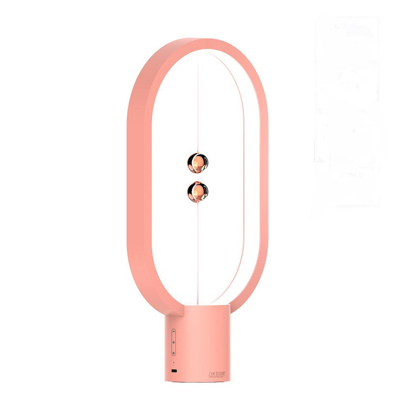 Magnetic Floating Switch LED Table Lamp | 20,000hr | USB & Rechargeable | 2 Sizes | Black, Green, Pink, Red, White & Wood | Bedroom & Bedside Decor