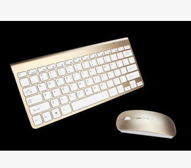 Wireless Keyboard & Mouse Combo | 2.4GHz | 78 Keys | Scissor Switches | Shared USB Receiver | 10m | Multimedia Hotkeys | Gold, Silver & Rose Gold