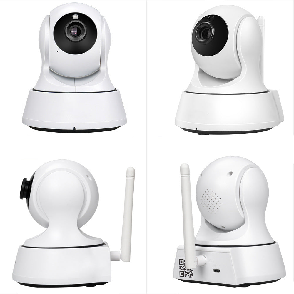 720P WiFi IP Security Camera | Night Vision, P2P, ONVIF | Indoor | EU & US Plug | White