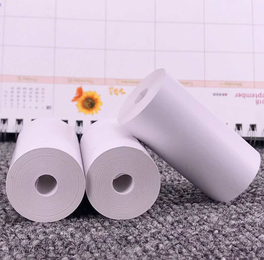 Mini Thermal Printer Paper Refills | Regular, Sticker & Label | Multiple Colours | 3 & 6 Roll Packs