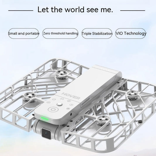 Hafu X1 Follow-Me Camera Drone | Magnesium Alloy, Auto-Tracking (Black/White)