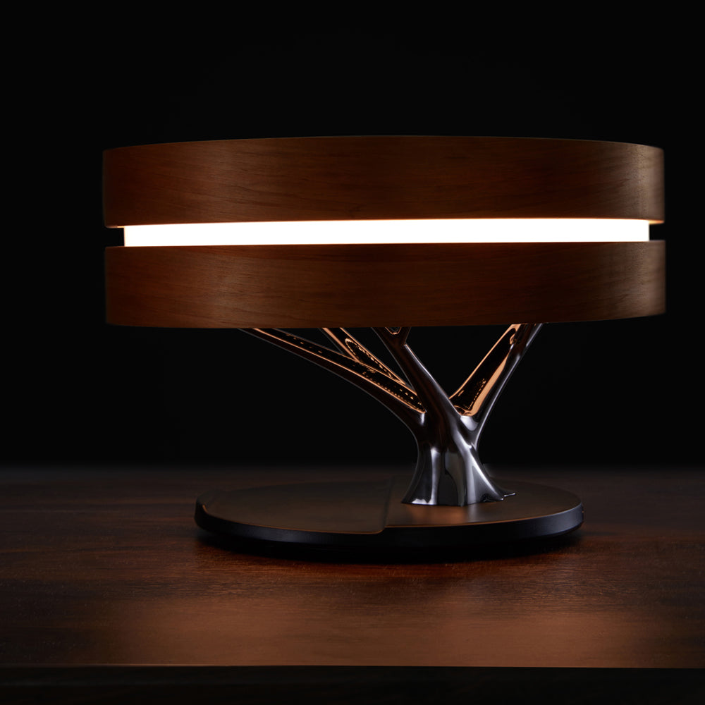 LZ-S2020 Smart LED Lamp | Bluetooth 5.0 Speaker, Wireless Charger, Dual Color Temp, USB-C, Living Room