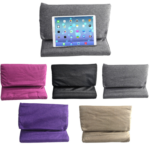 Memory Foam Tablet & Phone Holder Pillow | Candy Shape, Slow Rebound | Beige, Black, Grey, Purple, Red