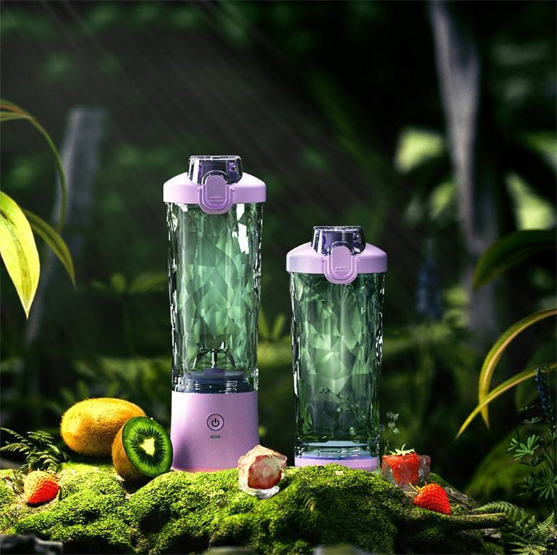 Portable Blender – 600ml Personal Smoothie & Juicer with 6-Blade USB Rechargeable