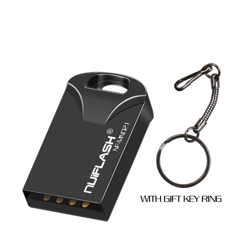 Mini USB Flash Drive | USB 2.0 | 4GB–128GB | Black & Silver | Solid State Storage