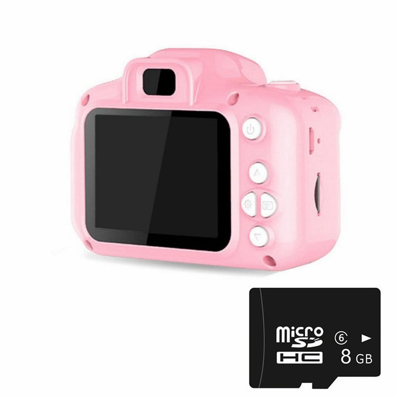 Children's HD Digital Camera | 8MP | 2.3" LCD | 600mAh | USB 2.0 | Blue, Green & Pink | Single, 2-Pack & Set | TF Card Options