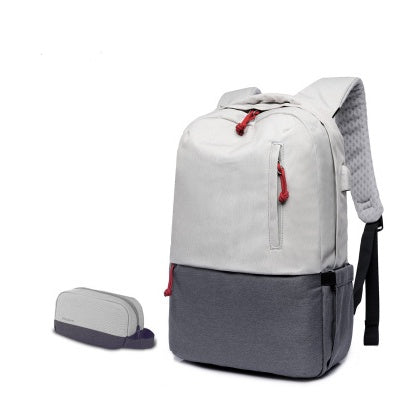Multi-Functional USB Charging Laptop Backpack | 15" Laptop | Water-Repellent Oxford | Multiple Compartments
