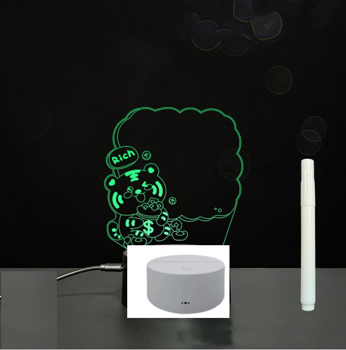 LED Acrylic Handwriting Message Board | 3W 5V USB | Touch & Remote | 16 Designs | Acrylic + ABS | Erasable Pen Included