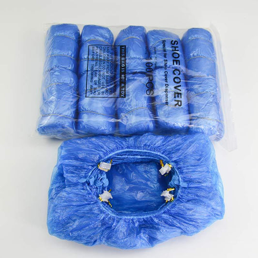 Automatic Disposable Shoe Cover Dispenser | 42×21×13cm | Blue, Gold, Purple, Silver & Rose | Machine Only, With 100pcs Shoe Covers & Gift Box Set | Home, Office & Medical Use