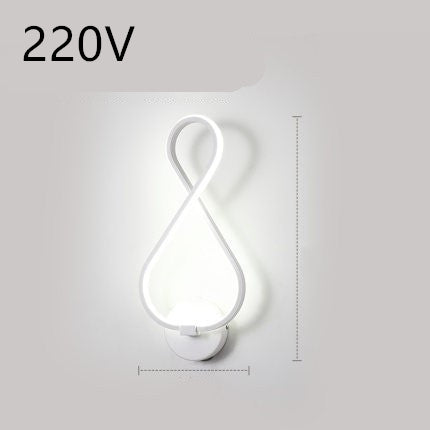Nordic Minimalist LED Wall Lamp | Silicone Shade | 30,000h LED | Button Switch | 110V & 220V | Warm & White Light | Multiple Styles