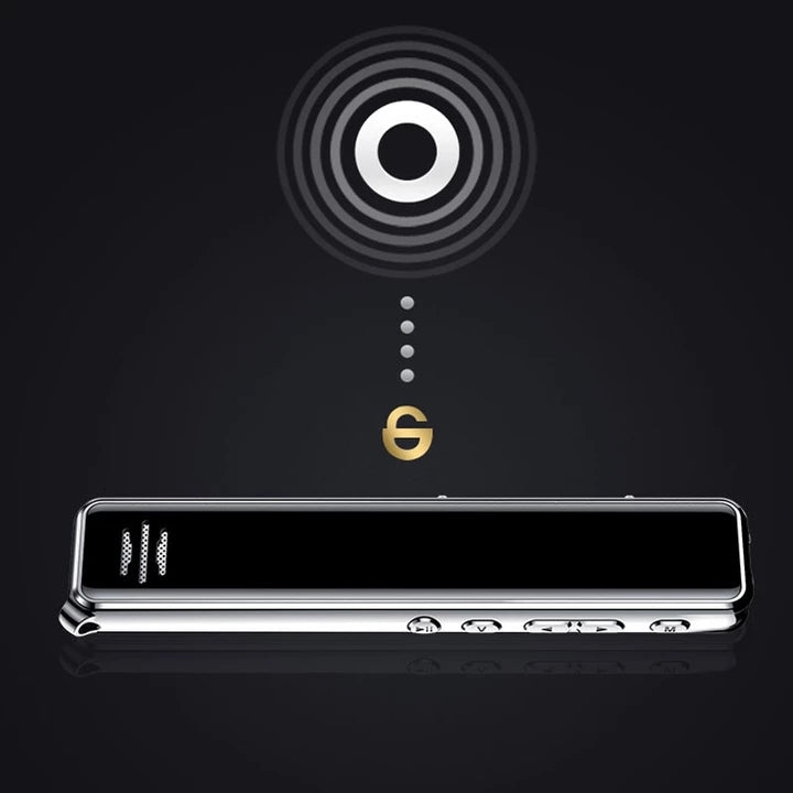 Digital Voice Recorder Pen | One-Button Recording | WAV | LCD | Bidirectional Mic | 5m Range | 1200 Min | USB 2.0 | 8GB, 16GB & 32GB | Black | Q22