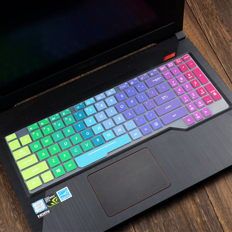 ASUS Laptop Keyboard Protective Cover Skin | Dust & Spill Proof | 15 Colours | Solid, Gradient, Translucent & Rainbow | Silicone Film