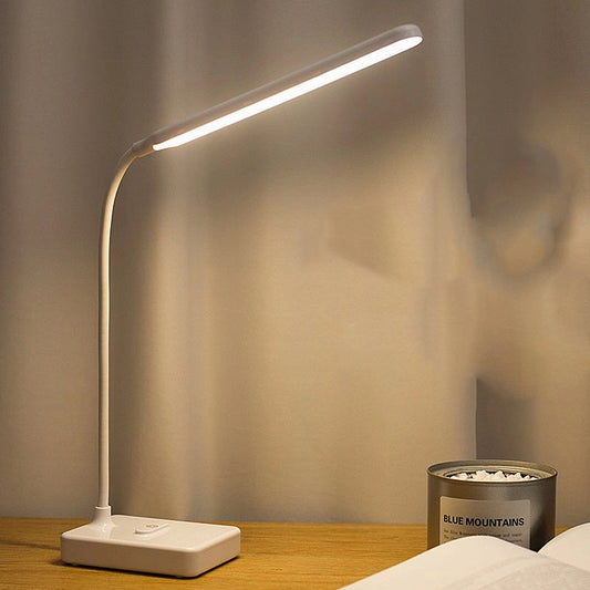 Touch LED Desk Lamp | Eye-Care | ≤36V | Touch Switch | Modern Minimalist | Pink & White | Bedroom, Study & Office | Night Light & Reading Lamp
