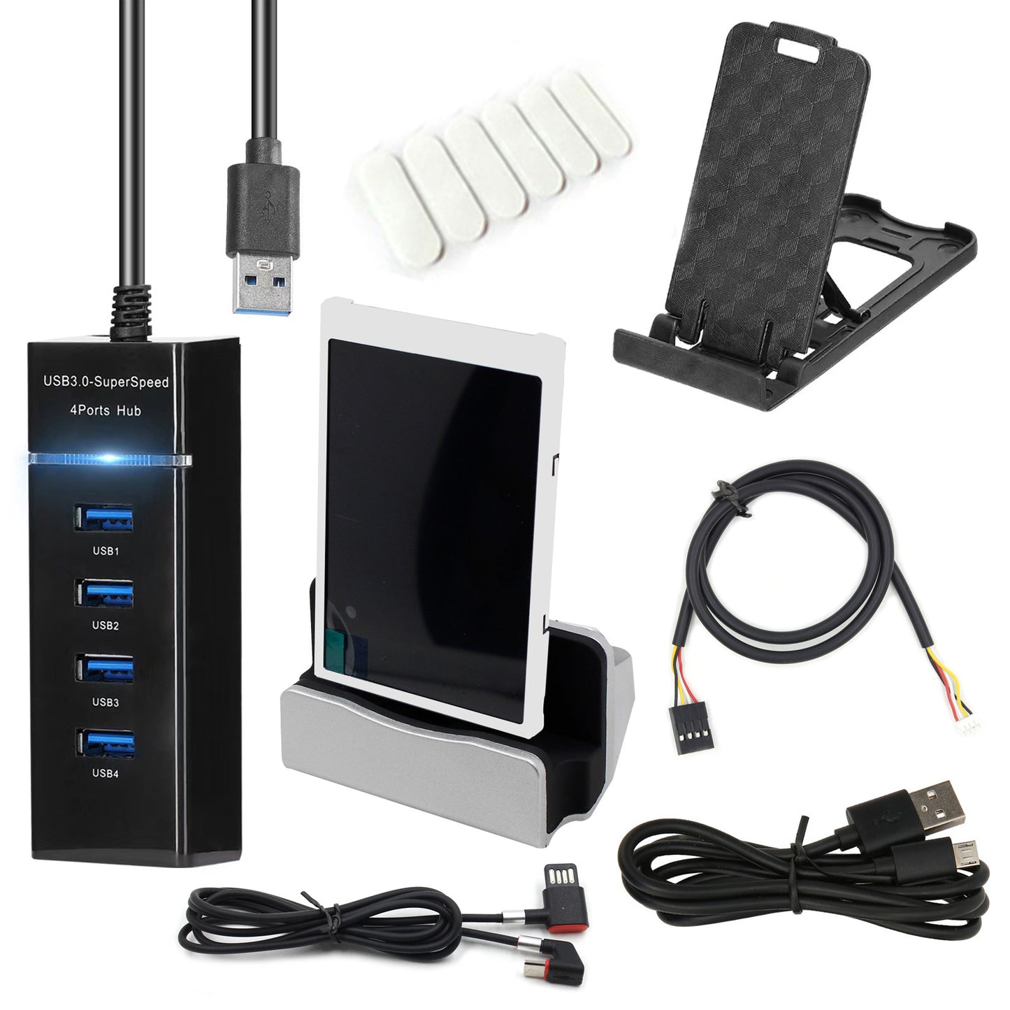 3.5" USB IPS Secondary Monitor | PC Chassis Screen | Date Display | Type-C | IPS Full View