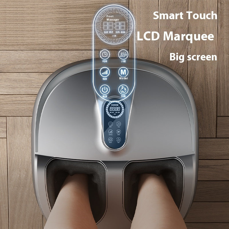 Intelligent Automatic Foot Massage Machine | Wireless Remote, Timer, 8 Colors, EU/UK/CN Plug