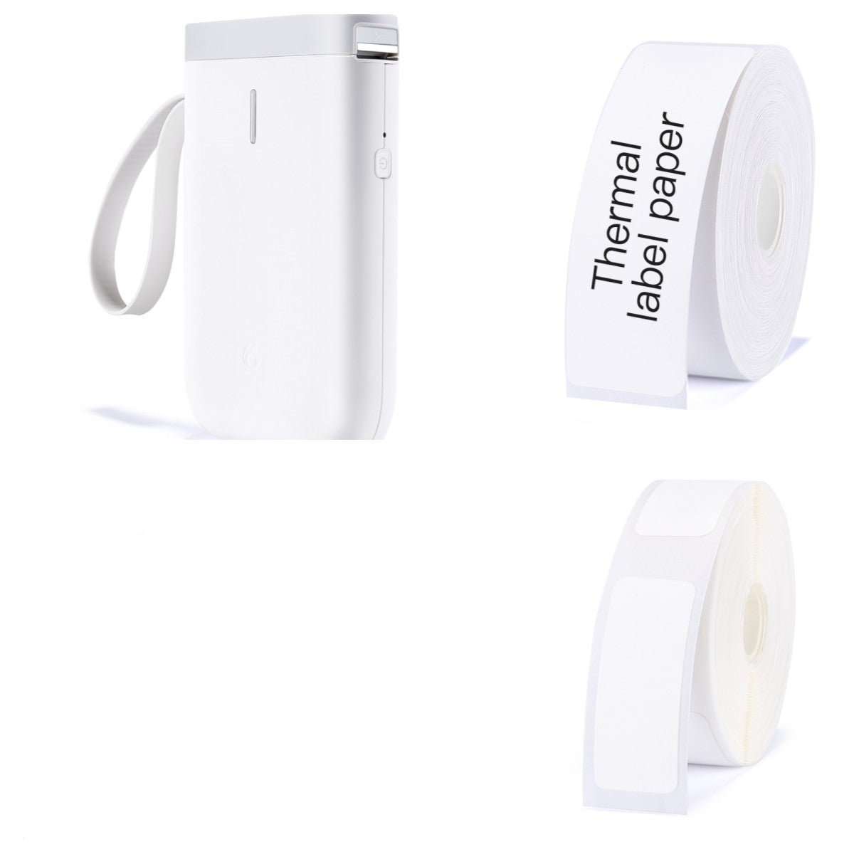 D11 Bluetooth Label Maker | Thermal | No Ink | 203 DPI | 1200mAh | iOS & Android App | QR Codes | Multi-Language | Black, Green, Pink & White