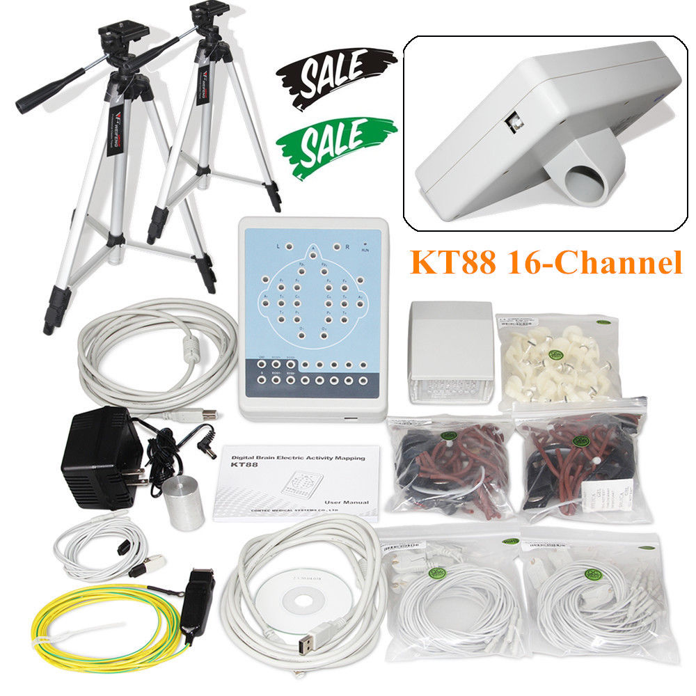 CONTEC KT88-1016 16-Channel Digital EEG & Brain Mapping System | CE Certified