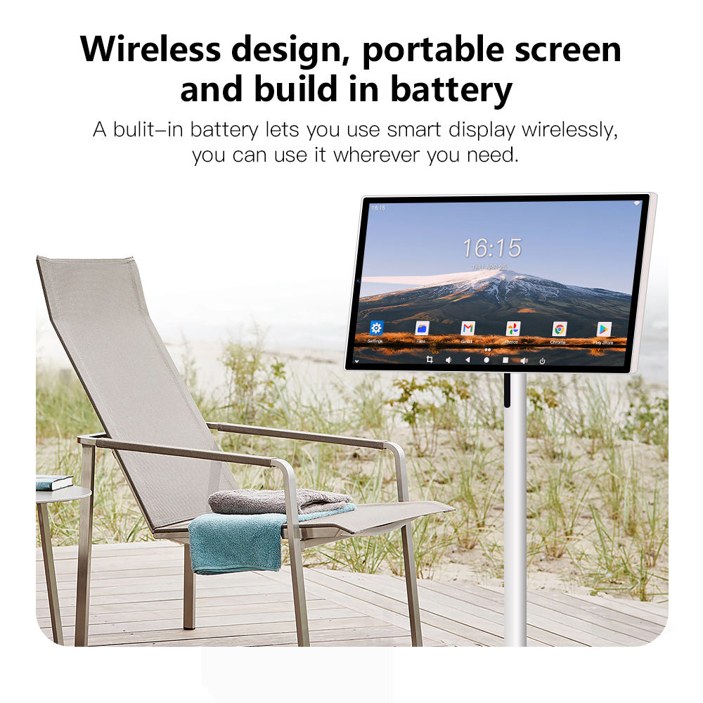 24-Inch Smart Portable TV | Touch Screen, 8-Core CPU, 128GB, 13MP Camera & Built-in Battery