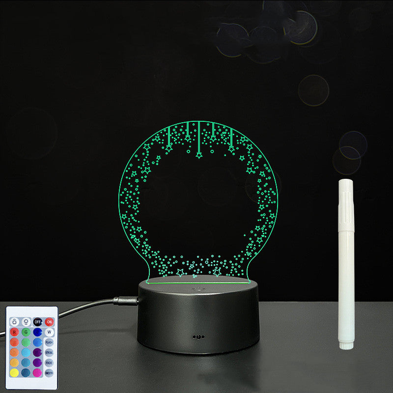 LED Acrylic Handwriting Message Board | 3W 5V USB | Touch & Remote | 16 Designs | Acrylic + ABS | Erasable Pen Included