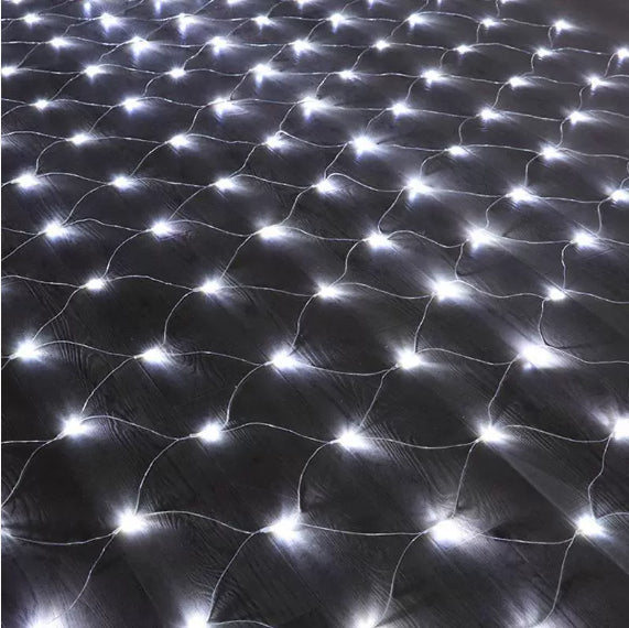 LED Fairy Net Mesh String Lights | IP44 Waterproof | 2700K & Multicolour | 500lm | 50,000hr | Dimmable | 1.5×1.5m to 10×8m | 96 to 2000 LEDs | Indoor & Outdoor | Christmas, Wedding & Garden Decor