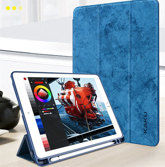 PU Leather iPad Case | Auto Sleep/Wake, Clamshell | iPad 9.7, 10.2, 10.5, 10.9, Pro 11, Mini 1-5 | 7 Colors