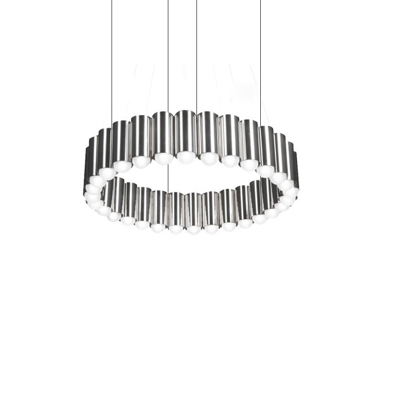 Nordic Electroplated Fish-Shape LED Pendant Chandelier | 3 Sizes, 4 Finishes, PMMA Shade, 111-240V, Warm White
