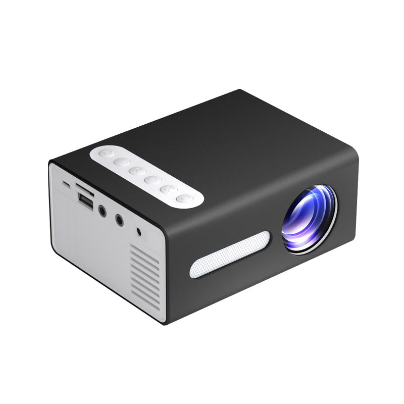 T300 Mini LED Projector | 1080P Input | 25 ANSI | 16–100” | HDMI/USB/AV | 4:3 & 16:9 | Manual Focus | Black, Blue & Yellow | AU/EU/UK/US
