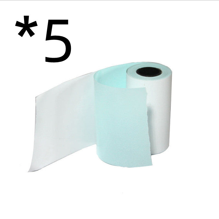 Bluetooth Mini Thermal Photo Printer | USB | 5.7cm Print Width | Pink, Blue & Black | Paper Refills Available