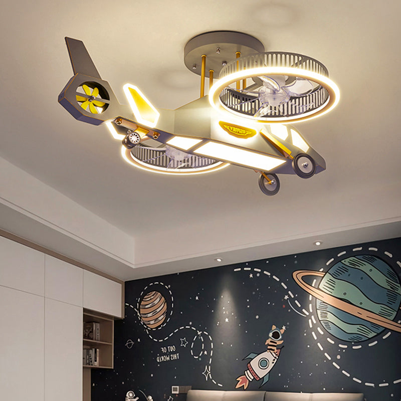 Avatar Scorpion Fighter LED Ceiling Lamp | 61-70W, Eye Protection, Smart Control, Stepless & Tricolor Dimming, 100-240V
