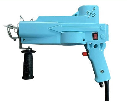 2-in-1 Electric Carpet Tufting Gun | Cut & Loop Pile, 5-40 Stitches/sec, 100-240V, 7 Colors (Upgraded Shell)