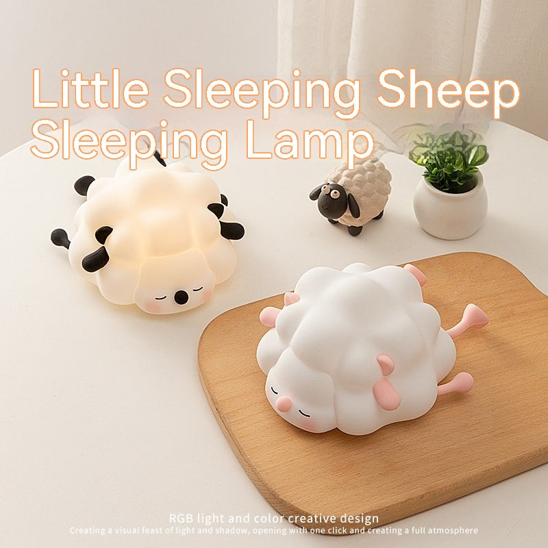 Silicone Animal Night Light | BPA-Free | 3 Brightness Levels | 30-Min Timer | 6hr Battery | Type-C | Kids Bedroom | Black, Pink, Panda & Rabbit