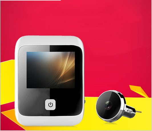 Video Peephole Door Camera | 960×480 Display | Battery Powered | 1-Year Standby | Home Security