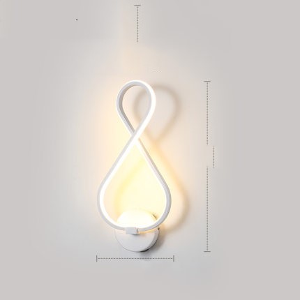Nordic Minimalist LED Wall Lamp | Silicone Shade | 30,000h LED | Button Switch | 110V & 220V | Warm & White Light | Multiple Styles