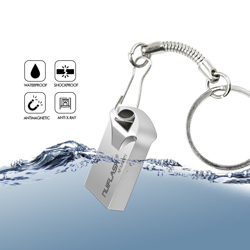 Mini USB Flash Drive | USB 2.0 | 4GB–128GB | Black & Silver | Solid State Storage