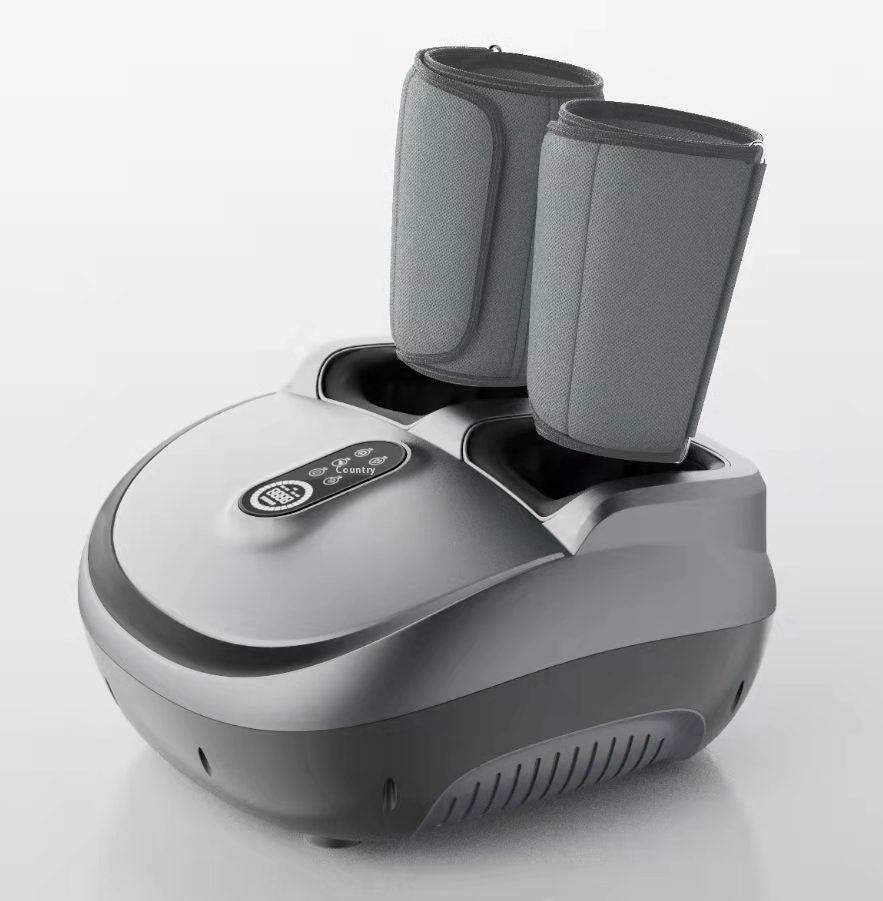 Intelligent Automatic Foot Massage Machine | Wireless Remote, Timer, 8 Colors, EU/UK/CN Plug
