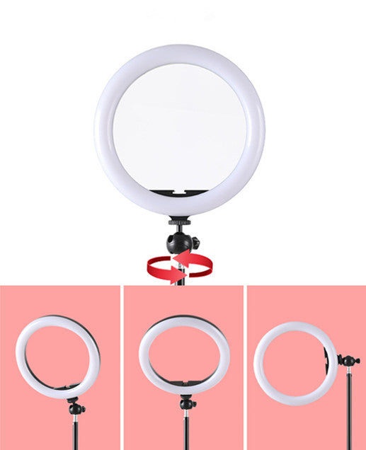 10-Inch Ring Light with 19cm Metal Bracket | Live Fill Light | Rotatable | Smartphone Compatible | Selfie & Streaming