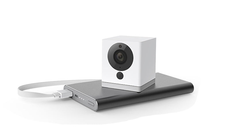 1080p Indoor WiFi Smart Security Camera | 110° Wide Angle | F2.0 | Night Vision | Compact Square | White