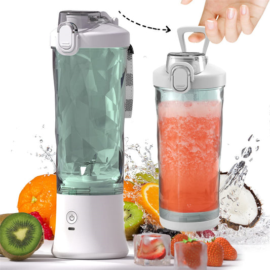 Portable Blender – 600ml Personal Smoothie & Juicer with 6-Blade USB Rechargeable