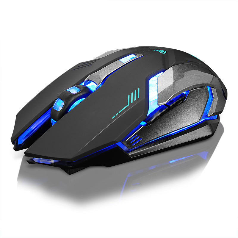 Wireless Rechargeable Silent Mouse | LED Backlit, Mute Clicks | USB | Desktop & Laptop | Black, White, Silver