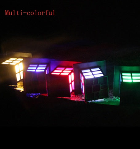 Solar Square LED Garden Stake Light | IP44 | 0.6W | 50,000h | 85×360mm | 6hr Solar Charge | Auto On/Off | RGB, Warm White & White | Lawn, Courtyard & Holiday Decor