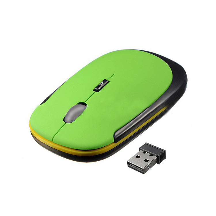 2.4GHz Wireless Optical Mouse | 1200 DPI | Slim Laptop Mouse | Black, Blue, Green, Red, Silver