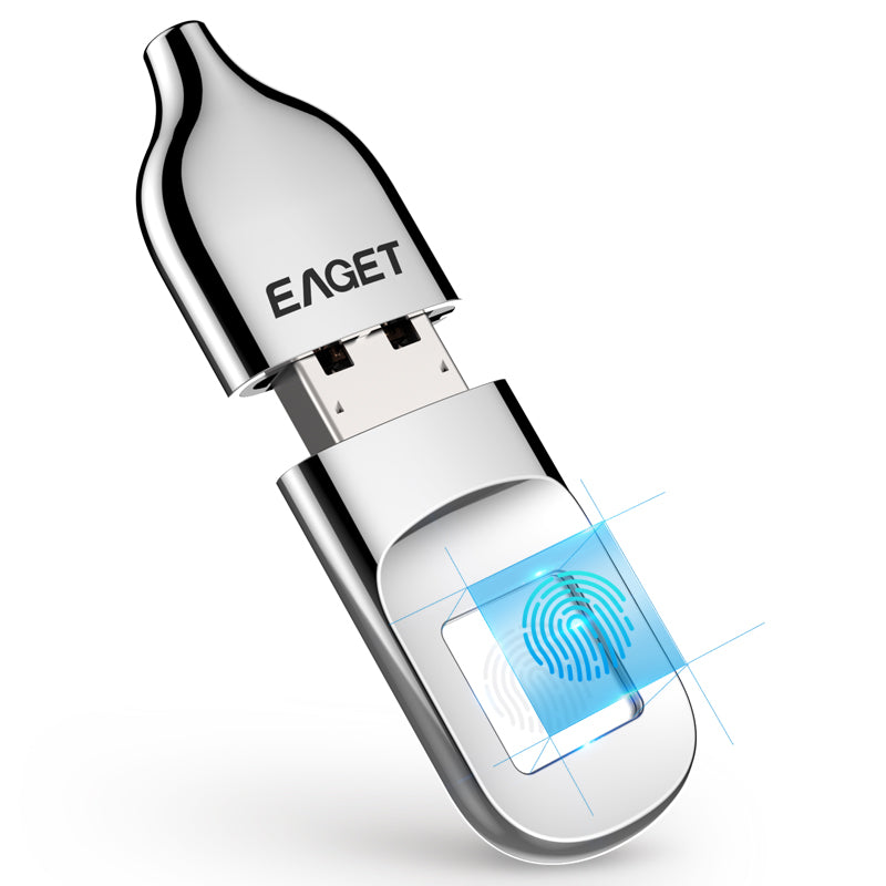 Fingerprint Encrypted USB Flash Drive | Metal Body | Biometric Security | USB 2.0 | 32GB & 64GB | Premium Gift