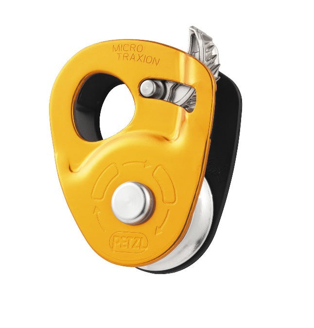 MICRO TRAXION P53 One-Way Braking Pulley | 85g, 91% Efficiency, 5KN, CE Certified, Climbing & Rescue