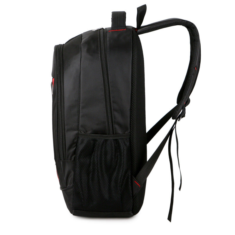 15" Oxford Cloth Anti-Theft Laptop Backpack | Camera Slot | Hidden Zipper | Breathable & Shockproof | 31×47×16cm | Black