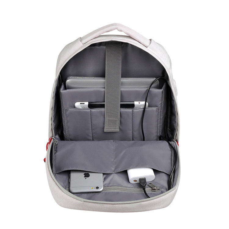 Multi-Functional USB Charging Laptop Backpack | 15" Laptop | Water-Repellent Oxford | Multiple Compartments