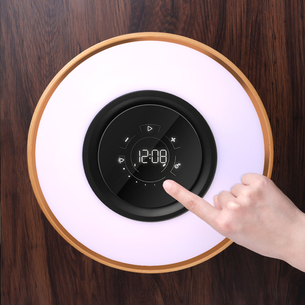 LZ-S2020 Smart LED Lamp | Bluetooth 5.0 Speaker, Wireless Charger, Dual Color Temp, USB-C, Living Room