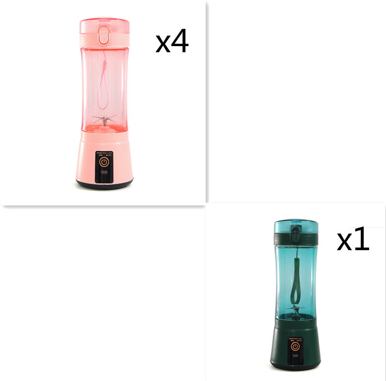 380ml USB Rechargeable Portable Personal Blender | 2000mAh, Food-Grade PC, Dual Safety Protection, Blue, Green, Pink & Yellow