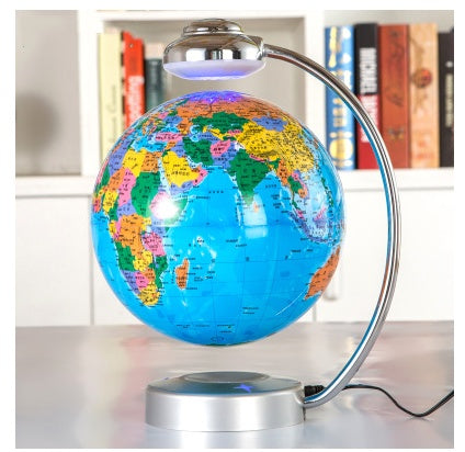 Magnetic Levitating Floating Globe | 6" & 8" | LED Glow & Standard Styles | Home, Office & Desk Decor | Premium Gift