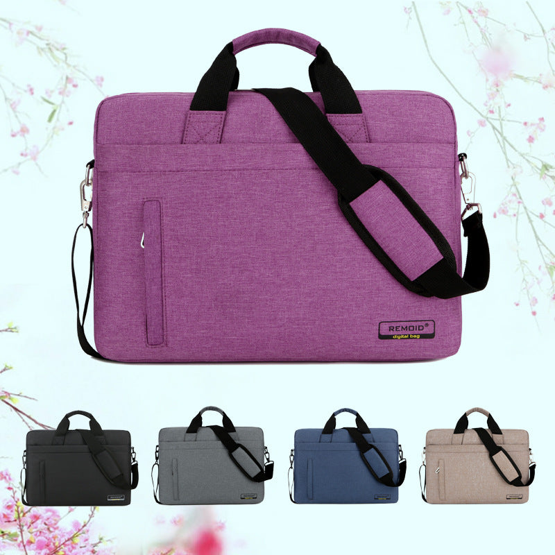 Nylon Laptop Shoulder Bag | Waterproof, Anti-Theft, Shockproof | 13"-17" | 11 Colors